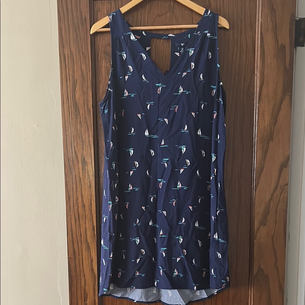 GAP Navy Sailboat Mini Dress